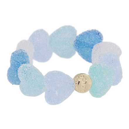 Sugar hearts elastic brace g/mix light blue