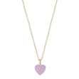 Sugar hearts pendant neck 42 g/lilac
