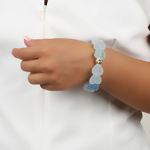 Sugar hearts elastic brace g/mix light blue