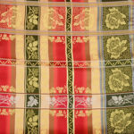 Eufemia silkeskjerf gult & grønt