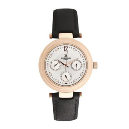 Daniel Klein klokke rosefarget tre ur