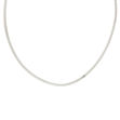 Rhodinert sølv kjede firkantet Omega 2,2mm 40+5cm