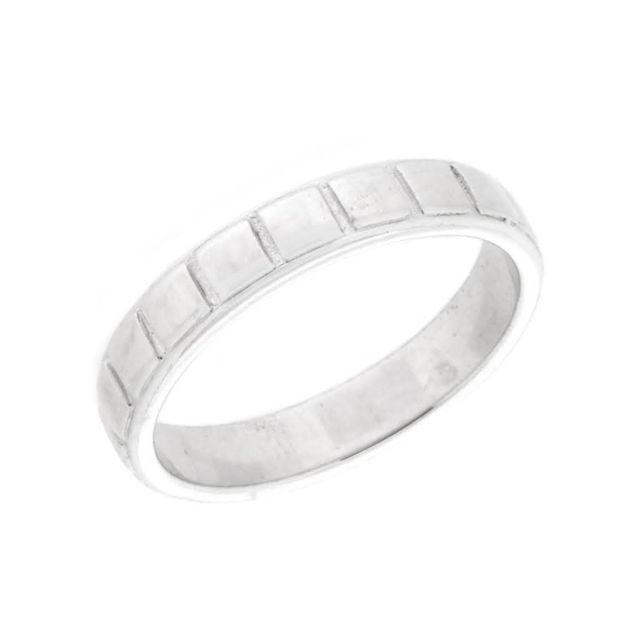 Sølv ring ruter 3,5mm