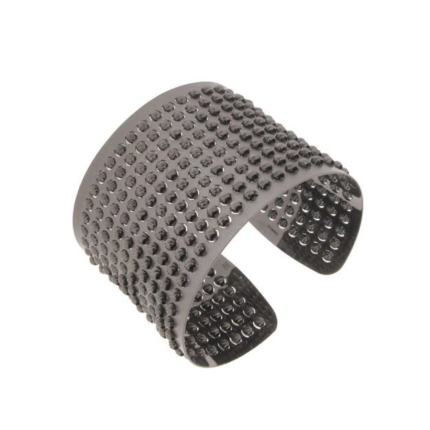 Sølv armring Athomie sort matt