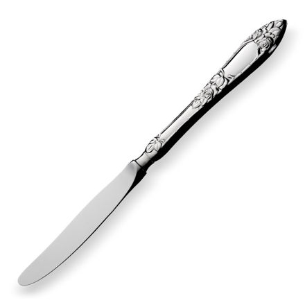 Th. Marthinsen Opphøiet rose liten spisekniv langt skaft 19,8cm
