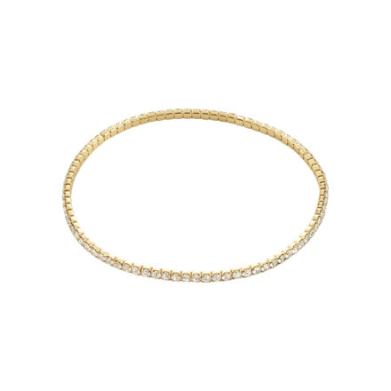 ARASH crystal bracelet gold-plated