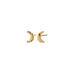 BETWEEN moon earrings gold-plated