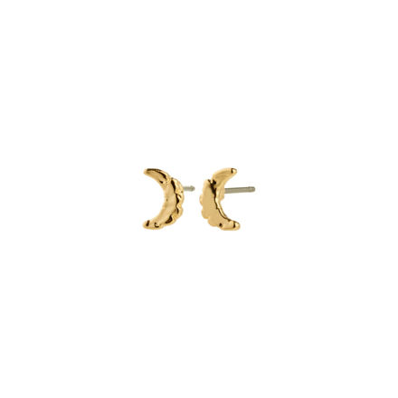 BETWEEN moon earrings gold-plated