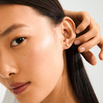 BETWEEN moon earrings gold-plated