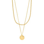 DECLAN necklace 2-in-1 set, gold-plated