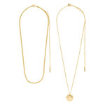 DECLAN necklace 2-in-1 set, gold-plated