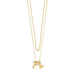 BETWEEN necklace 2-in-1 gold-plated