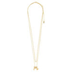 BETWEEN necklace 2-in-1 gold-plated
