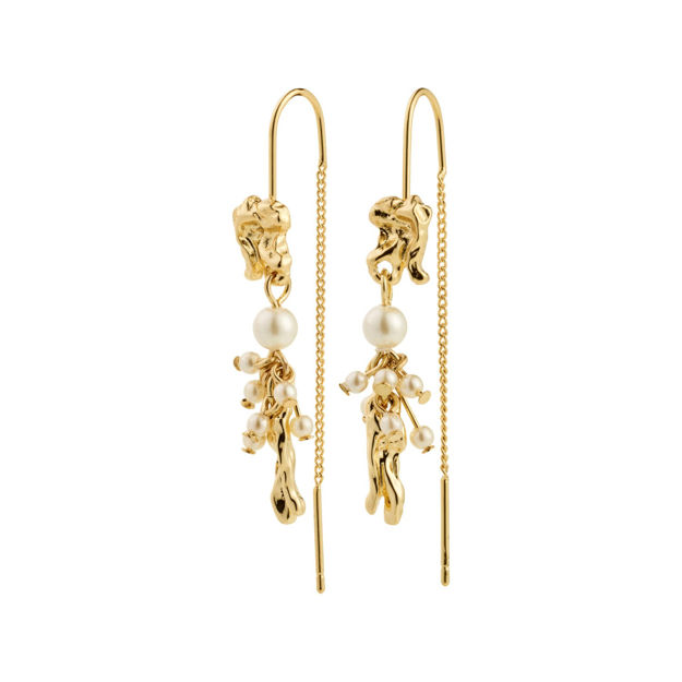 MILO chain earrings gold-plated