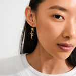 MILO chain earrings gold-plated