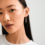 MILO chain earrings gold-plated