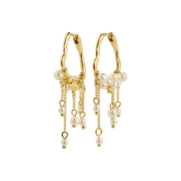 JASPER earrings gold-plated