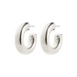 PHASE medium hoops silver-plated