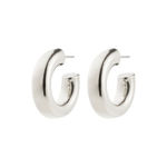 PHASE medium hoops silver-plated