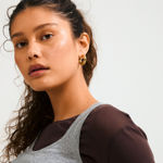 PHASE medium hoops gold-plated