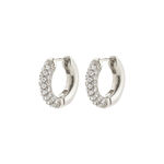 TATUM small hoops silver-plated