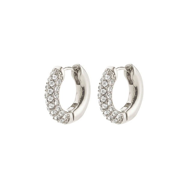 TATUM small hoops silver-plated