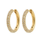 TATUM large hoops gold-plated