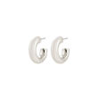 PHASE small hoops silver-plated