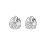 Sprinkles Core oval ring ear s/clear