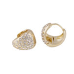 Sprinkles Core oval ring ear g/clear