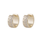 Sprinkles wide ring ear g/clear