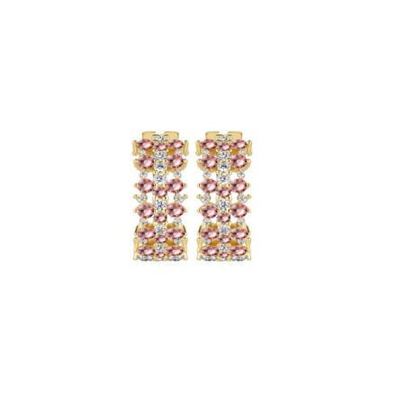 Sprinkles small tripple crystal ring ear g/rose