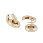 Liz double ring ear plain g