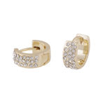 Sprinkles small wide ring ear g/clear