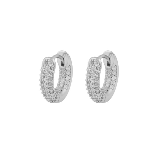 Liz crystal ring ear s/clear