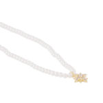 Stellaris pendant pearl neck 42 g/white