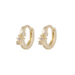 Stellaris star ring ear g/clear