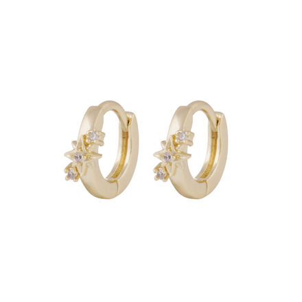 Stellaris star ring ear g/clear