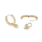 Lovely ring pendant ear plain g
