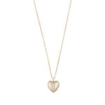 Lovely heart pendant neck 42 plain g