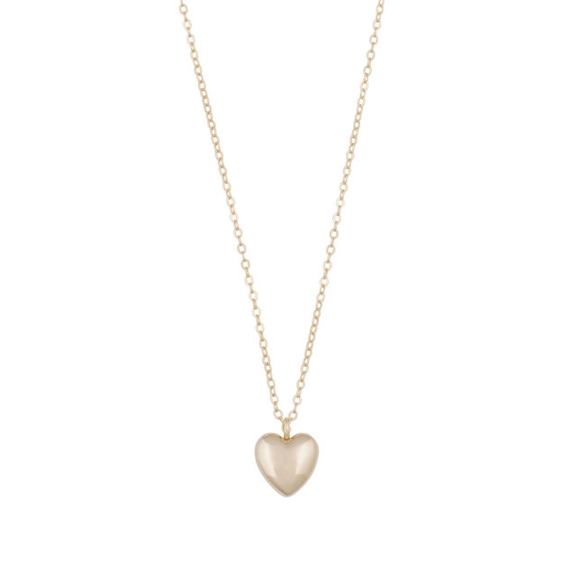 Lovely heart pendant neck 42 plain g