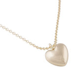 Lovely heart pendant neck 42 plain g