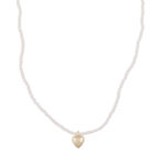 Lovely pendant pearl neck 42 g/white