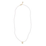 Lovely pendant pearl neck 42 g/white