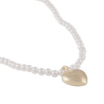Lovely pendant pearl neck 42 g/white