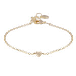 Lovely one heart chain brace plain g - Onesize