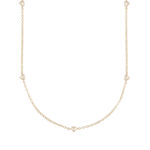 Lovely small hearts chain neck 40 plain g