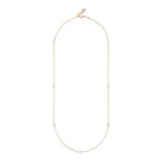 Lovely small hearts chain neck 40 plain g