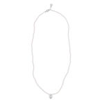 Lovely pendant pearl neck 42 s/white