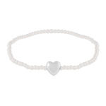 Lovely pendant pearl brace s/white